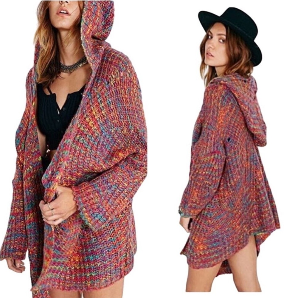 UNIF Raya rainbow cardigan